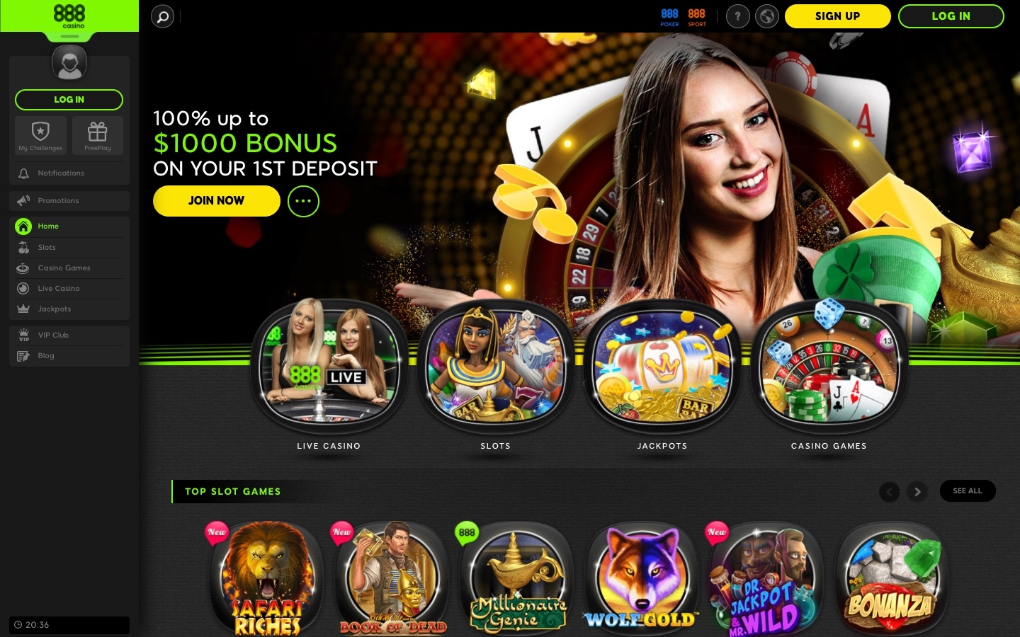 888 mobile casino review